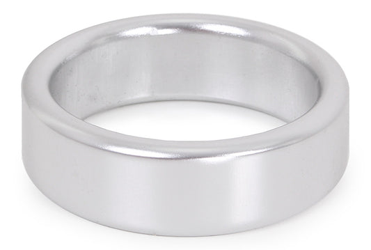 Cockring en aluminium Circle 15mm Argenté