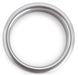 Cockring en aluminium Circle 15mm Argenté