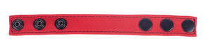 Cockring en cuir Cocky Rouge