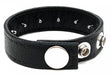 Cockring en cuir Pik 3 pressions