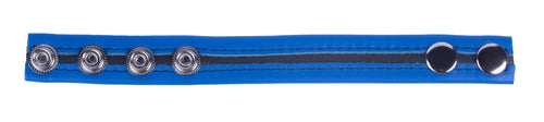 Cockring en cuir Tippy Bleu