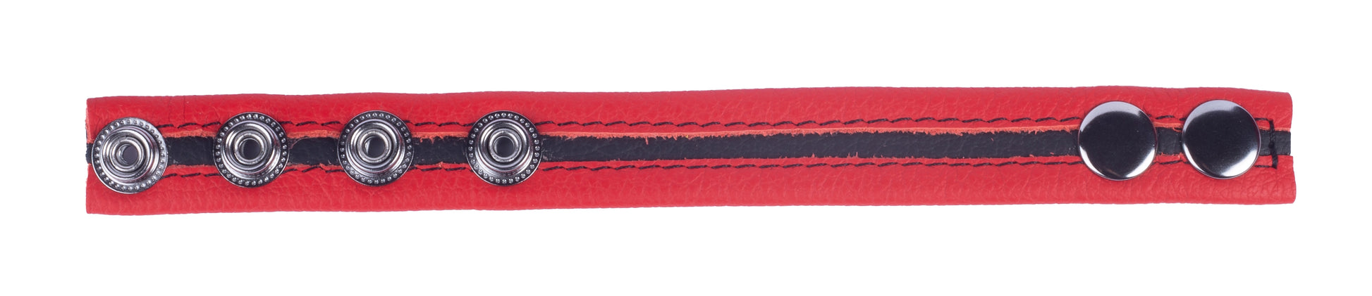 Cockring en cuir Tippy Rouge