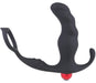 Cockring et plug vibrant Knight 10 x 3.5cm