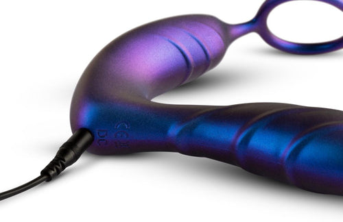 Cockring Plug vibrant Black Hole Hueman 11 x 3.3cm