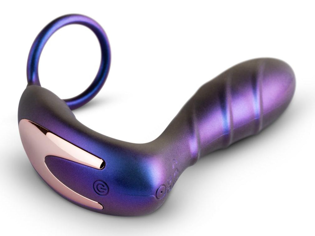 Cockring Plug vibrant Black Hole Hueman 11 x 3.3cm