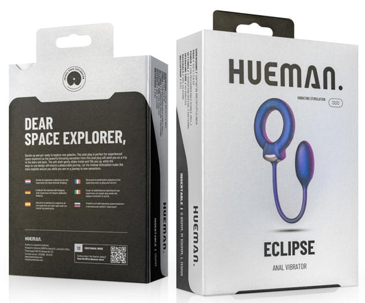 Cockring Plug vibrant Eclipse Hueman 6.5 x 3cm - Diamètre 45mm