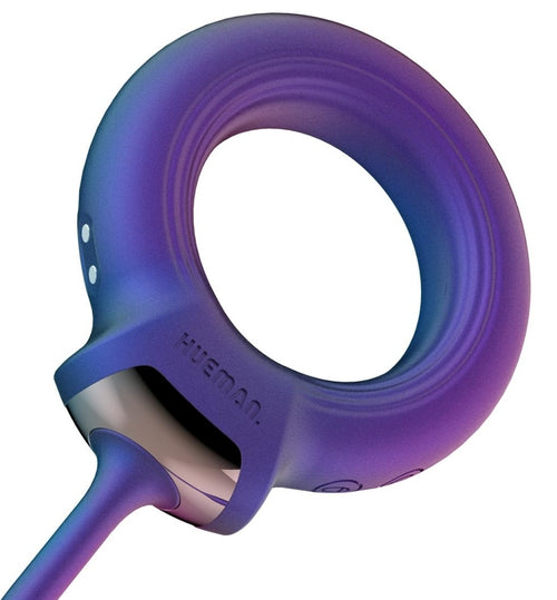 Cockring Plug vibrant Eclipse Hueman 6.5 x 3cm - Diamètre 45mm