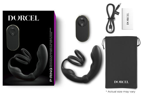 Cockring Plug Vibrant P-Ring Dorcel 9 x 3.7cm