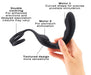 Cockring Plug Vibrant P-Ring Dorcel 9 x 3.7cm