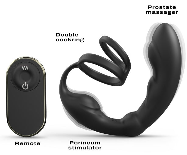 Cockring Plug Vibrant P-Ring Dorcel 9 x 3.7cm
