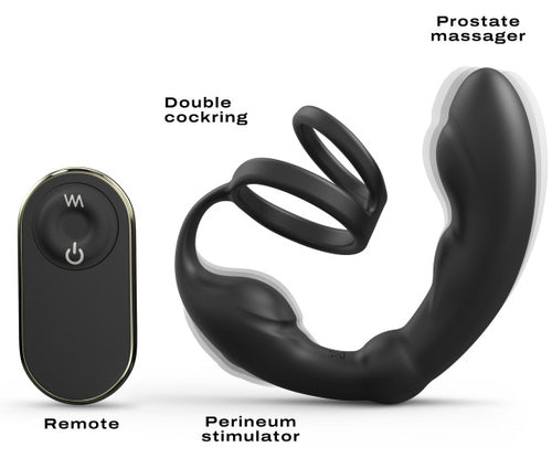 Cockring Plug Vibrant P-Ring Dorcel 9 x 3.7cm
