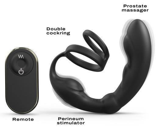 Cockring Plug Vibrant P-Ring Dorcel 9 x 3.7cm
