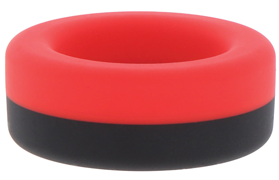 Cockring Prolong Power Noir-Rouge 30mm