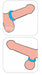 Cockring Ridge Bump Stretcher 25 mm Bleu