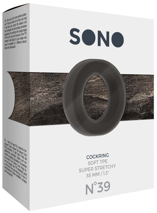 Cockring Round Flex Sono N39 - 35mm Noir