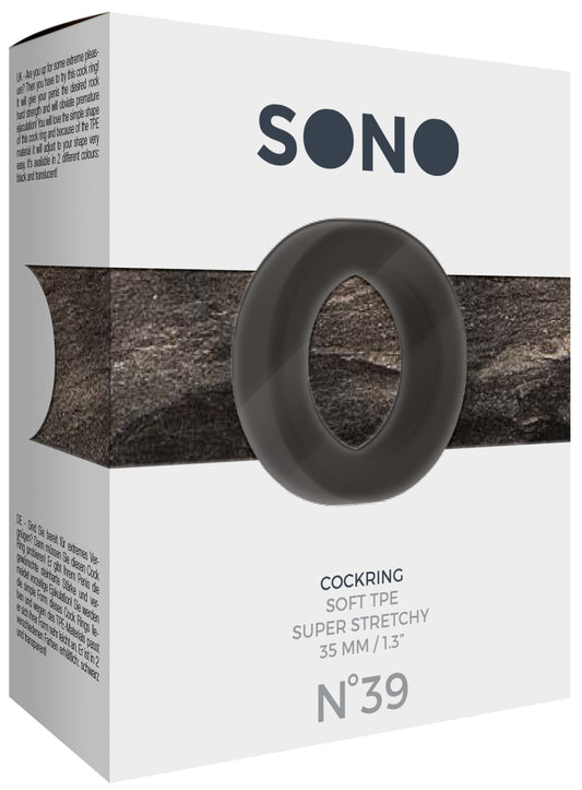 Cockring Round Flex Sono N39 - 35mm Noir
