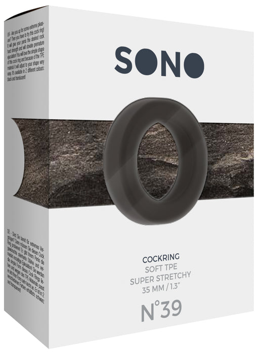 Cockring Round Flex Sono N39 - 35mm Noir