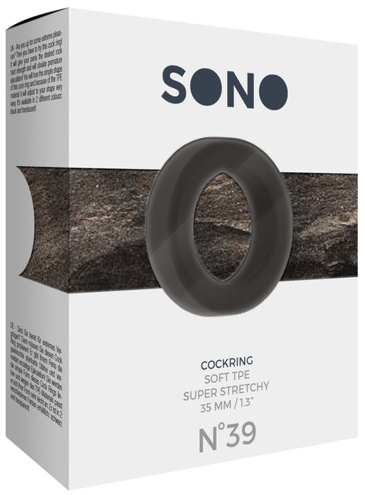 Cockring Round Flex Sono N39 - 35mm Noir