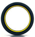 Cockring silicone Beast Ring 36mm Noir-Jaune
