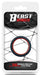 Cockring silicone Beast Rings 36mm Noir-Rouge