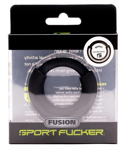 Cockring Silicone Boost Noir