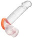Cockring Silicone Sexagon Alpha 37mm Orange