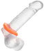 Cockring Silicone Sexagon Alpha 37mm Orange