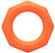 Cockring Silicone Sexagon Alpha 37mm Orange
