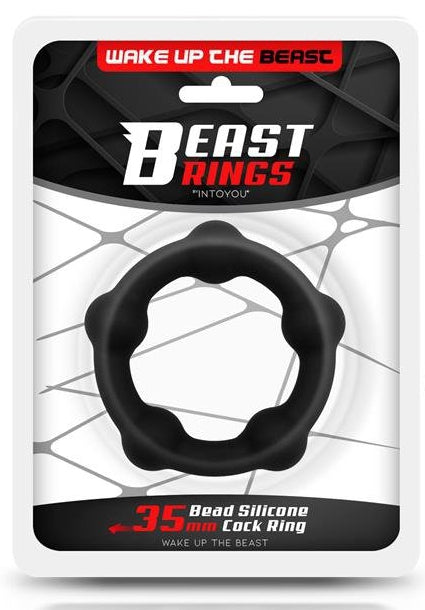 Cockring silicone Wake Up 35mm Noir