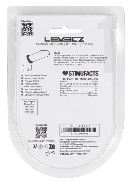 Cockring Silicone Wide-O XXL 55mm