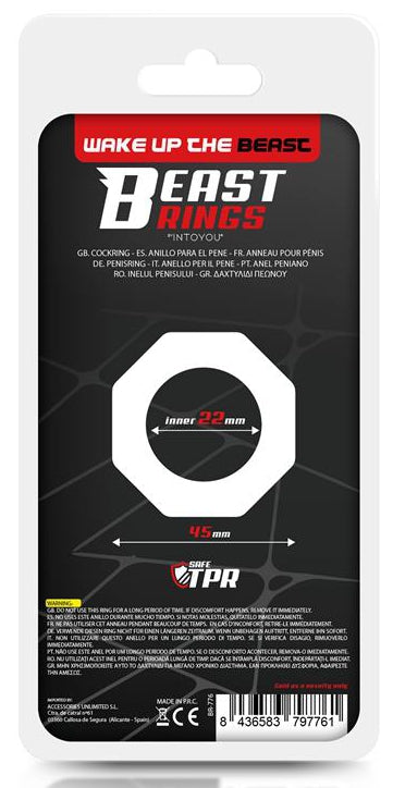 Cockring souple Polygon Transparent