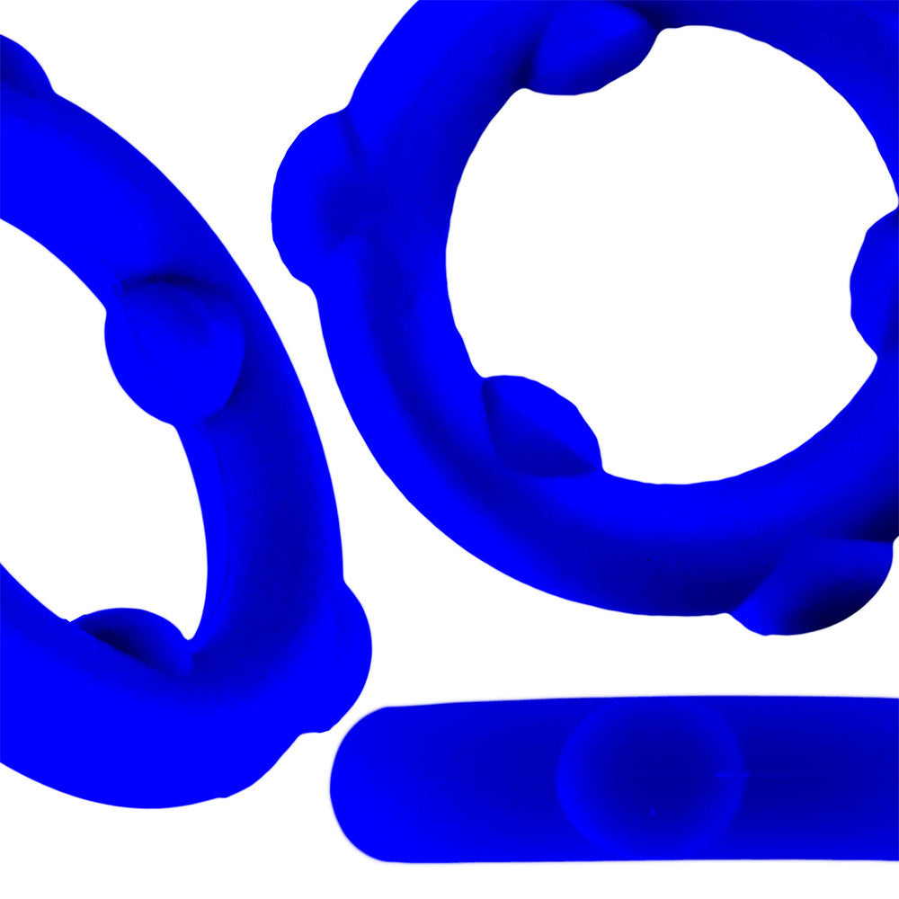 Cockring Spinner 25 mm Bleu