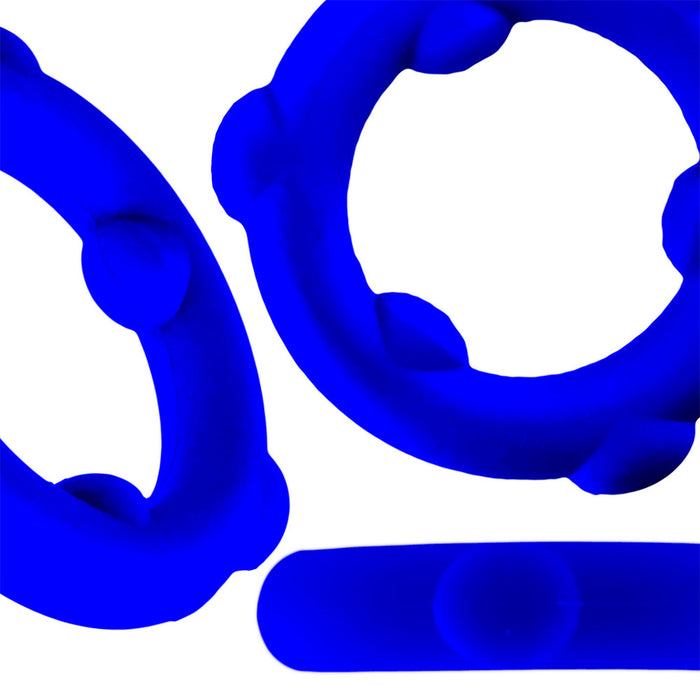 Cockring Spinner 25 mm Bleu