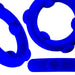 Cockring Spinner 25 mm Bleu