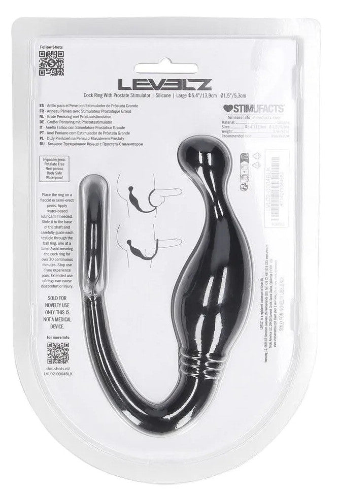 Cockring-Stimulateur prostate Ringpy L 12 x 3.3cm
