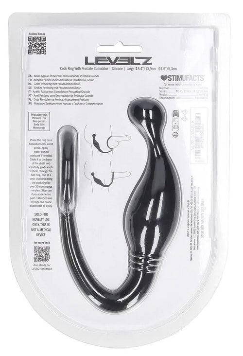 Cockring-Stimulateur prostate Ringpy L 12 x 3.3cm