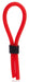 Cockring Stud Lasso Rouge