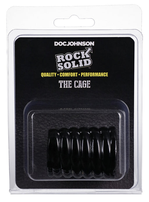 Cockring The Cage 25 mm - Longueur 5 cm Noir