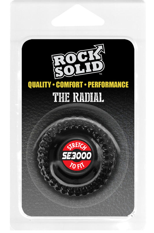 Cockring The Radial 22mm Noir