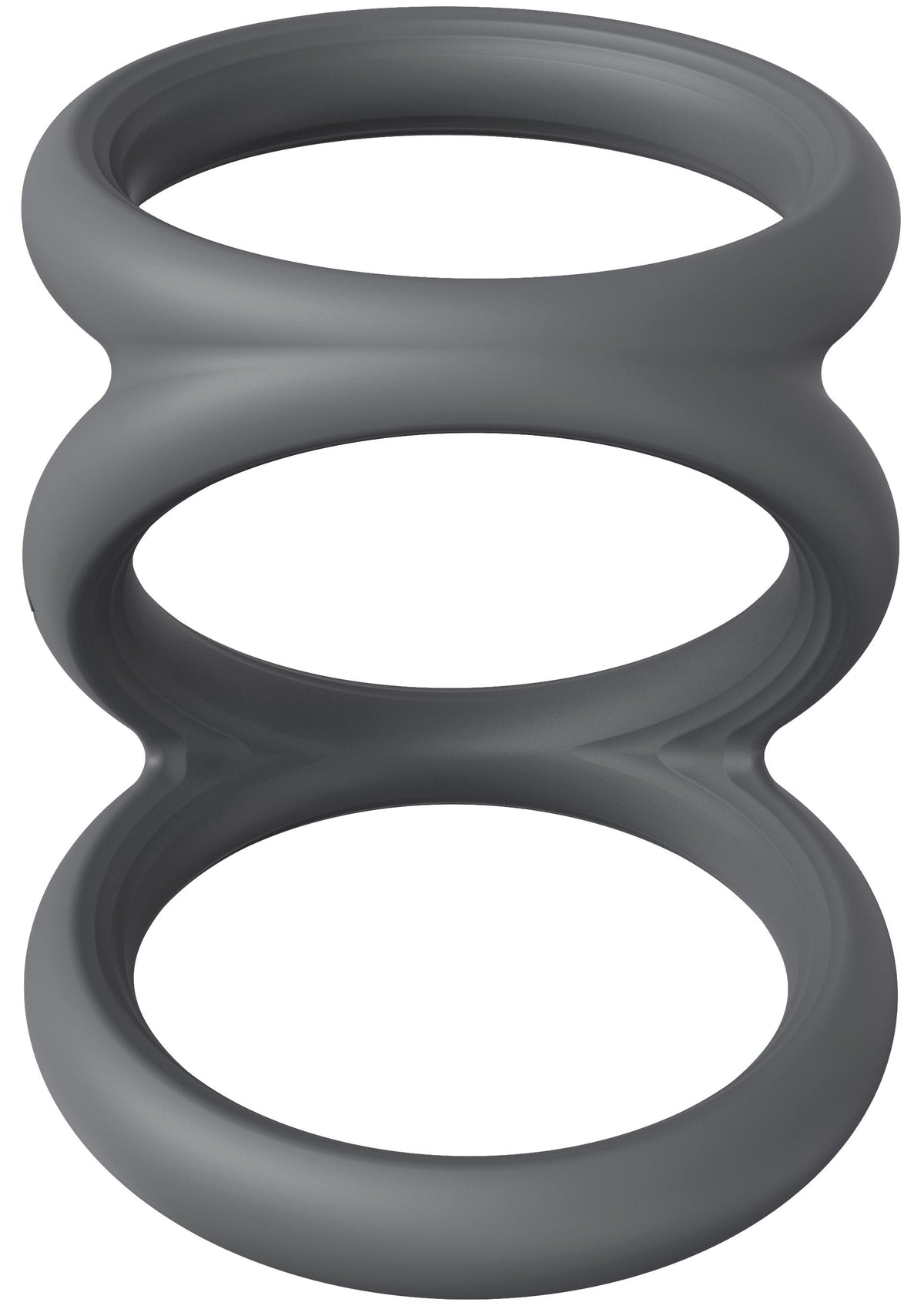 Cockring Triplicock Gris S 40mm
