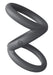 Cockring Triplicock Gris S 40mm