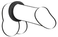 Cockring Velvet Ring L Noir 38mm