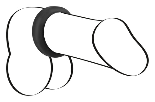 Cockring Velvet Ring S Noir 26mm