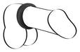Cockring Velvet Ring S Noir 26mm