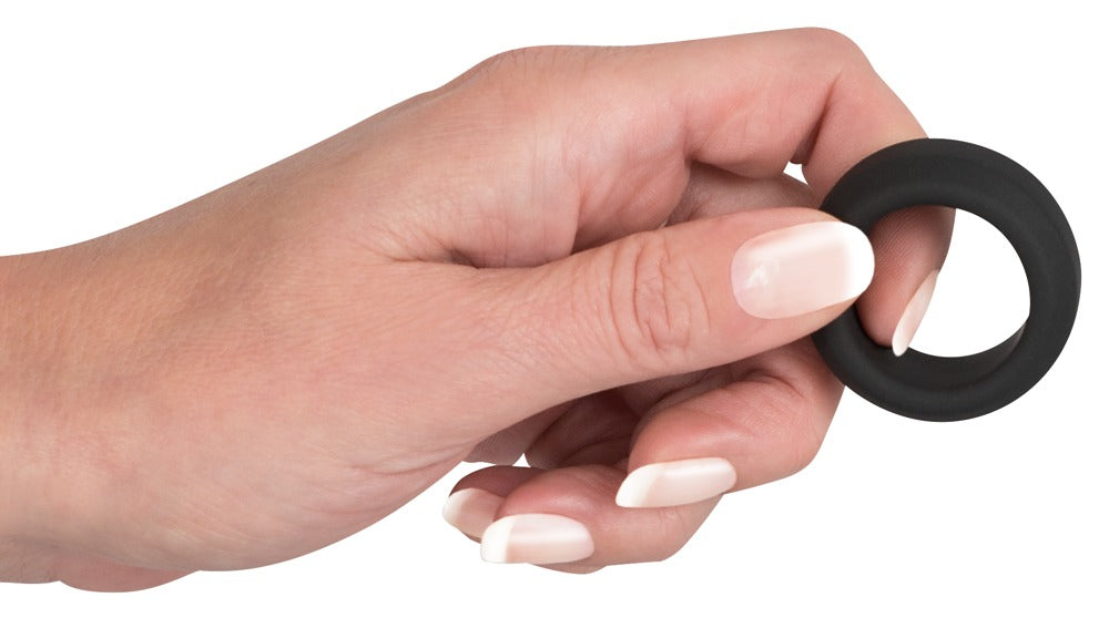 Cockring Velvet Ring S Noir 26mm