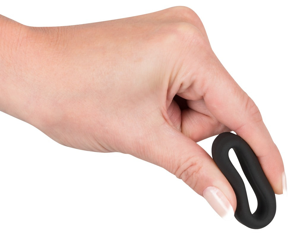 Cockring Velvet Ring S Noir 26mm