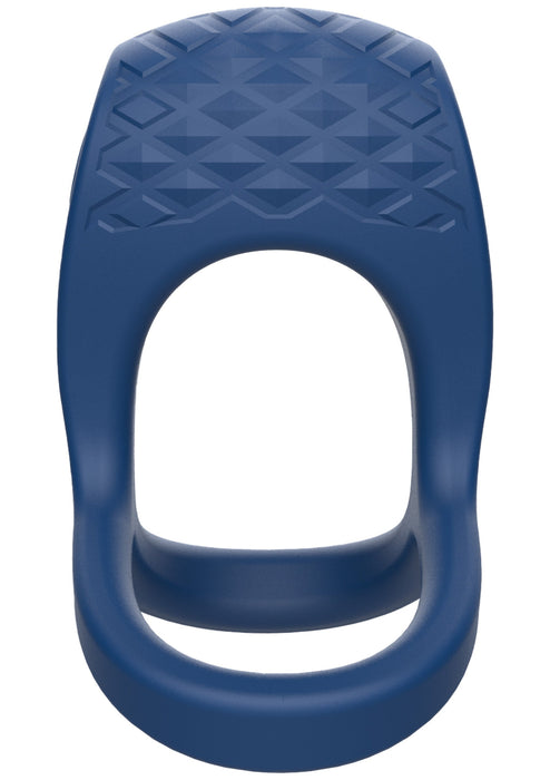Cockring vibrant Brutal 45 mm Bleu