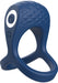 Cockring vibrant Brutal 45 mm Bleu
