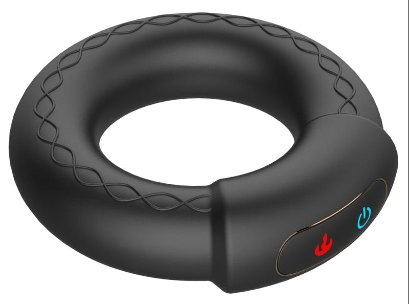Cockring vibrant chauffant Warm 40mm