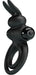 Cockring vibrant Dick Rabbit Petty Love 25mm Noir